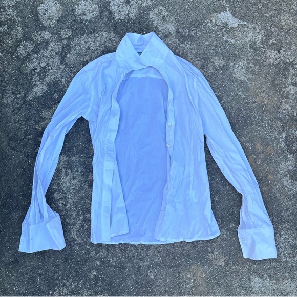 White Button Down Blouse - Picture 1 of 6